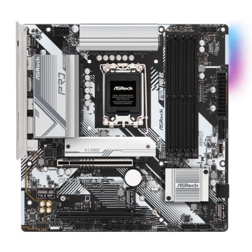 Asrock B760M PRO RS, Intel B760, 1700, Micro ATX, 4 DDR5, HDMI, DP, 2.5G LAN, PCIe5, RGB, 3x M.2 Asrock B760M PRO RS, Intel B760, 1700, Micro ATX, 4 DDR5, HDMI, DP, 2.5G LAN, PCIe5, RGB, 3x M.2
